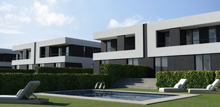 Doppelhaus in Rua as camposas 24. Chalets pareados a estrenar