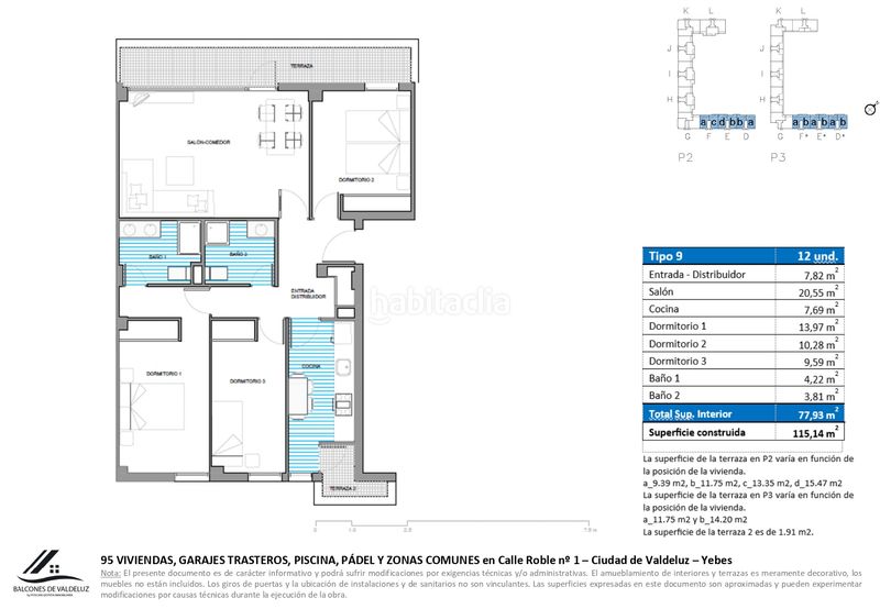 Foto 8561a2ac-b212-44f9-b095-921ff7b4f40c. Piso 115m<sup>2</sup> en calle roble 1 en Yebes - valdeluz Yebes