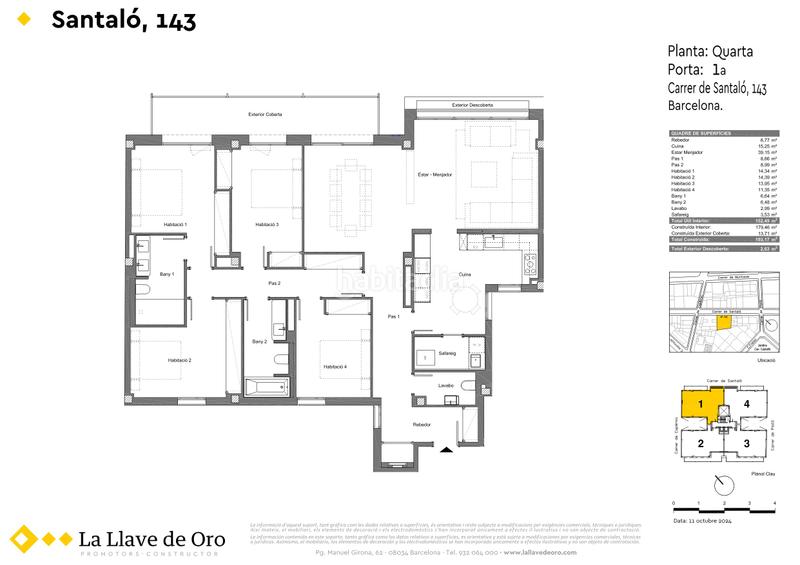 Foto 603f4c28-0f75-4558-ba32-a4db88cb2a0f. Appartamento 193m<sup>2</sup> in carrer de santaló 143 in Sant Gervasi - Galvany Barcelona