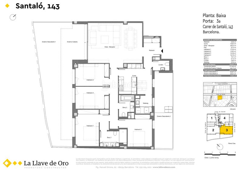 Foto 355d63ac-90f6-4414-89a6-bb0bf07d35db. Rez-de-chaussée 200m<sup>2</sup> dans carrer de santaló 143 dans Sant Gervasi - Galvany Barcelona