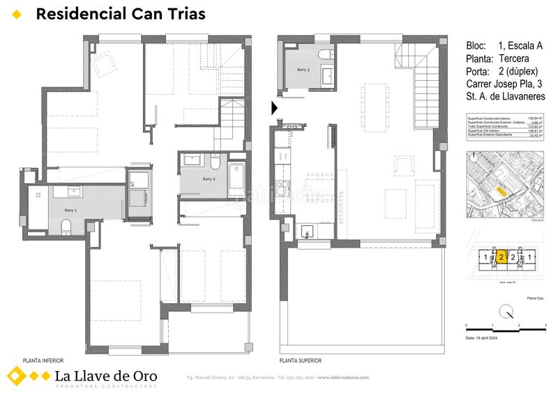 Foto ce9627ba-3b5f-49c3-98d1-fab5648ff07f. Piso 133m<sup>2</sup> en carrer josep pla 1 en Centre Sant Andreu de Llavaneres