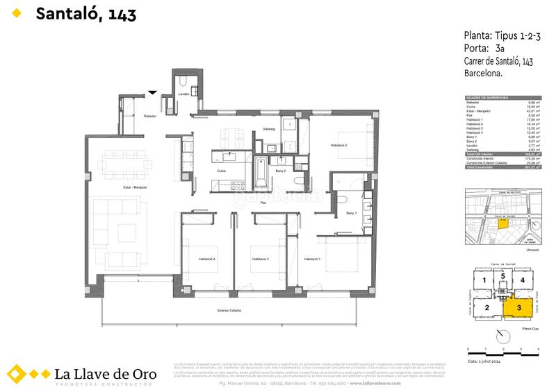 Foto bca8634a-e990-4d53-8230-81339500471f. Pis 200m<sup>2</sup> a carrer de santaló 143 a Sant Gervasi - Galvany Barcelona