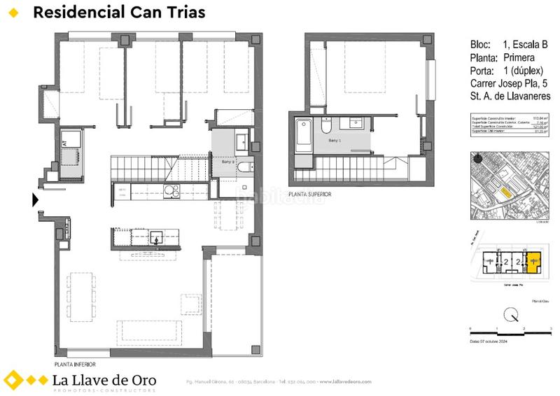 Foto 09d85f08-60da-4618-9fb2-345b405008ce. Piso 121m<sup>2</sup> en carrer josep pla 1 en Centre Sant Andreu de Llavaneres