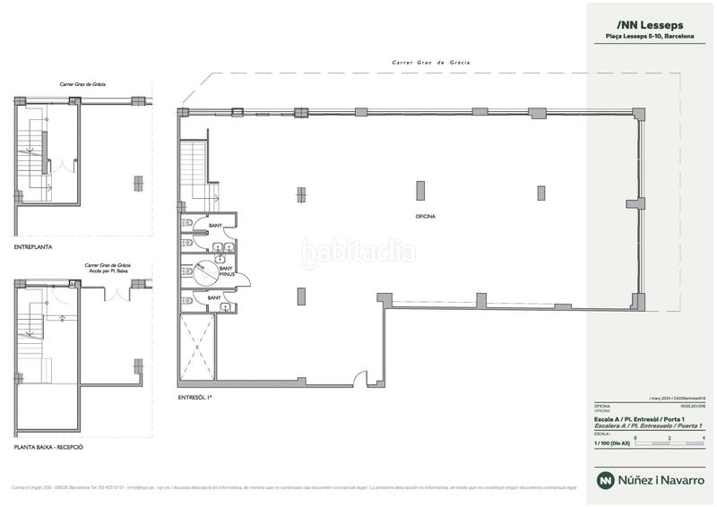 Foto 0a0f6a38-12db-4202-a239-49b8df56ddd2. Affitto ufficio in plaza lesseps 4 in Vallcarca - Penitents Barcelona