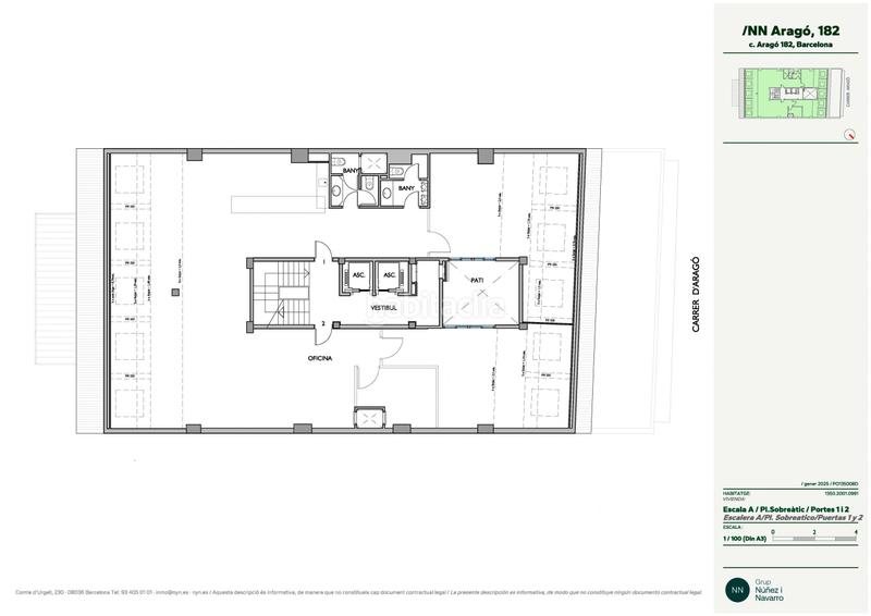 Foto 4de79a77-132e-4927-ad2f-a64cb4aeb790. Location bureau dans calle aragó 182 dans L´Antiga Esquerra de l´Eixample Barcelona