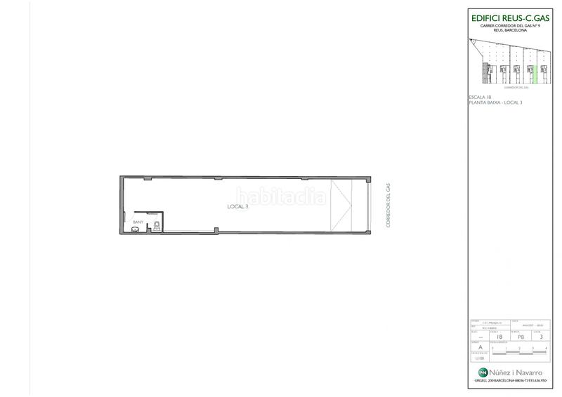 Foto 6ab29416-0f29-4d22-be8b-7219f0ecb35d. Alquiler local comercial en calle corredor del gas local 3 casa 18 9 lo en Reus