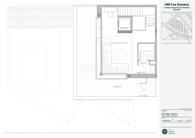 Foto ef4cde90-4a14-484c-a5d9-c5e9d64194a8. Affitto casa a schiera 313m<sup>2</sup> in carrer del poble amazic 67 in Sabadell