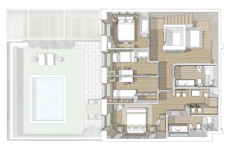 Foto 1b148153-47ae-4105-bd74-1e037942c63d. Rent semi detached house 313m<sup>2</sup> in carrer del poble amazic 67 in Sabadell