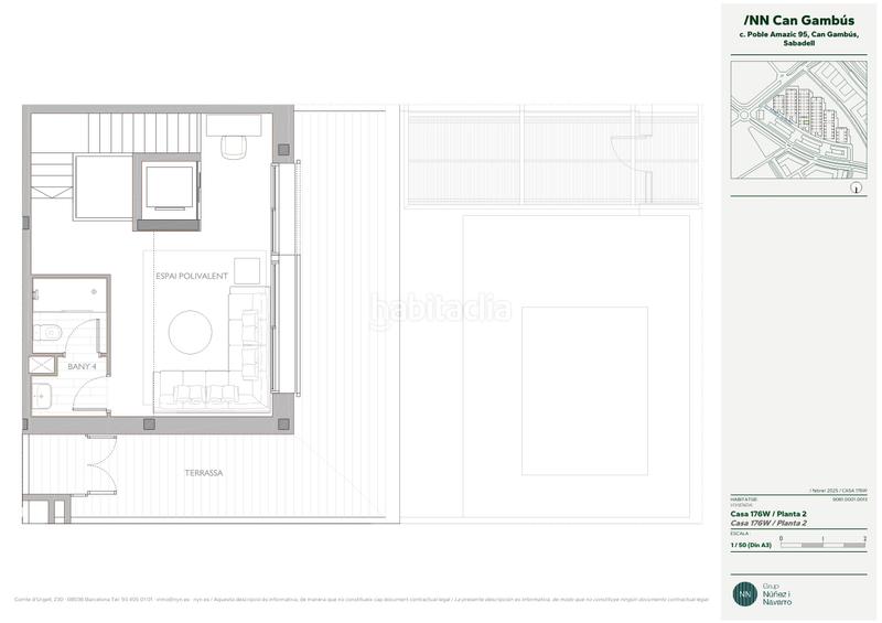 Foto 0f053a31-f2b9-4226-b26a-e9598e5fa071. Location maison jumelée 303m<sup>2</sup> dans carrer del poble amazic 67 dans Sabadell