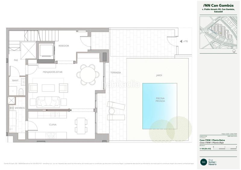 Foto 184c1dad-8d81-4d51-9ff7-d1d79cb6a69e. Location maison jumelée 303m<sup>2</sup> dans carrer del poble amazic 67 dans Sabadell