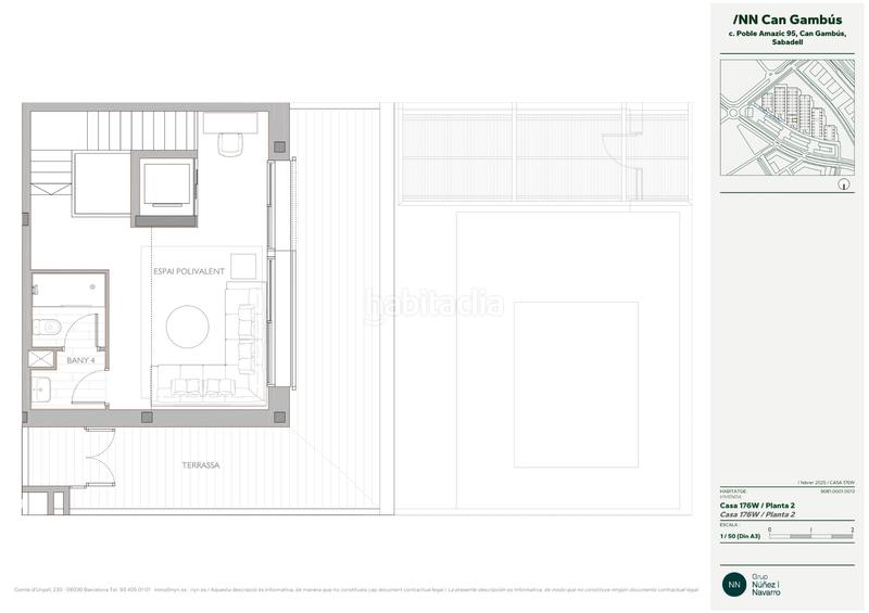 Foto 50735742-4e5e-49f4-aaf8-2724118f46c1. Location maison jumelée 303m<sup>2</sup> dans carrer del poble amazic 67 dans Sabadell
