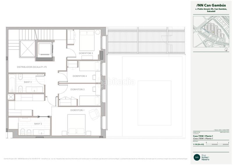 Foto c3218ed5-3d90-4d96-925f-3c3d92959e8e. Rent semi detached house 303m<sup>2</sup> in carrer del poble amazic 67 in Sabadell