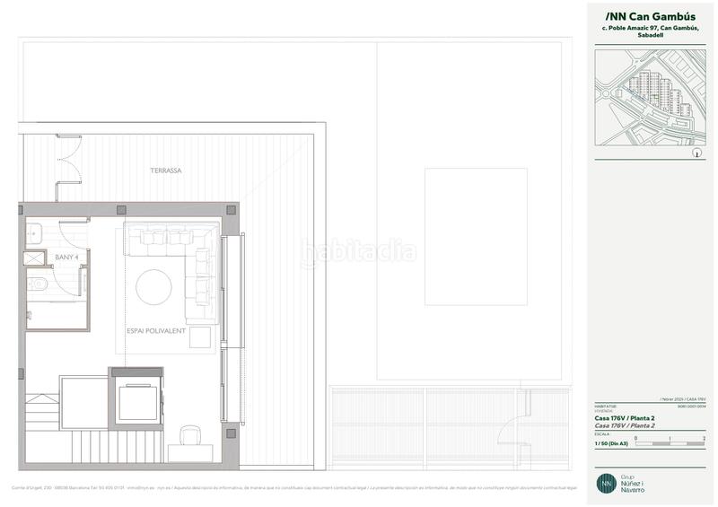 Foto 1643c608-611d-47fe-9711-1b6653c00f9d. Lloguer casa adossada 326m<sup>2</sup> a carrer del poble amazic 67 a Sabadell