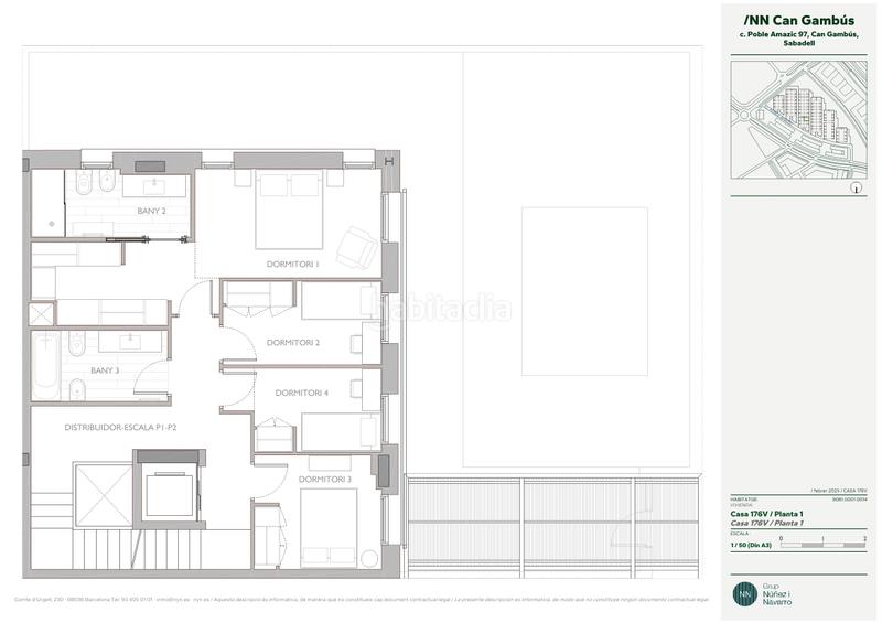 Foto d3ee4c72-9de4-4870-a27f-f3854c146d9e. Miete reihenhaus 326m<sup>2</sup> in carrer del poble amazic 67 in Sabadell