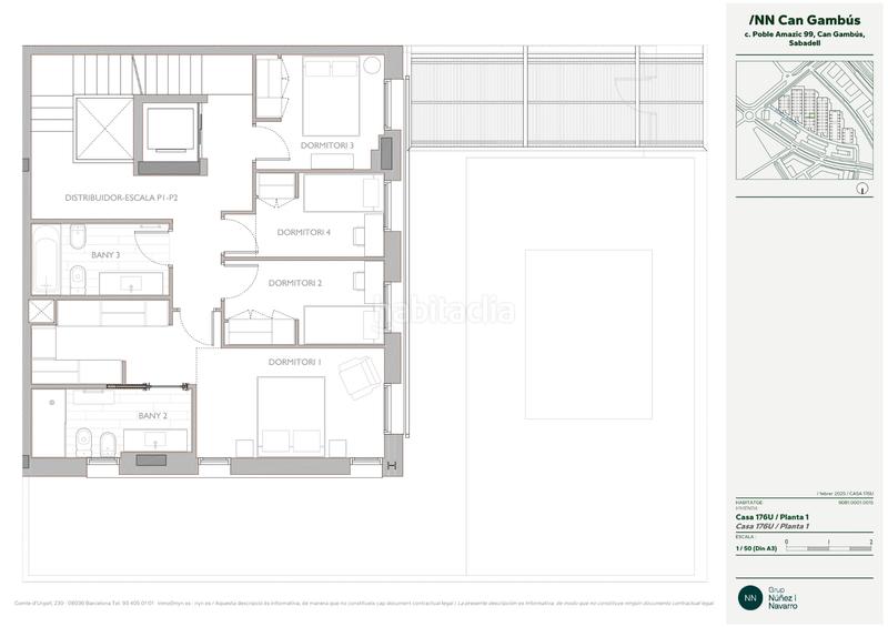 Foto f2639b53-e081-4b37-8886-d51e5c39b74e. Alquiler casa adosada 326m<sup>2</sup> en carrer del poble amazic 67 en Sabadell