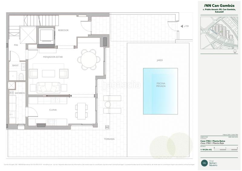 Foto 0ca20516-38d5-4958-8a15-cf2d26c3f222. Lloguer casa adossada 326m<sup>2</sup> a carrer del poble amazic 67 a Sabadell