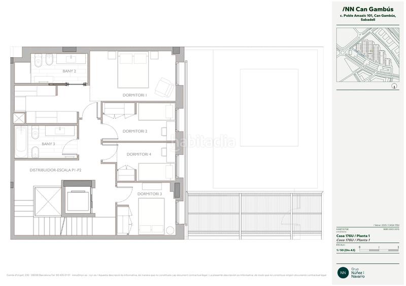 Foto 430c6cec-b5ee-496a-a22c-2c102aff3725. Miete reihenhaus 303m<sup>2</sup> in carrer del poble amazic 67 in Sabadell