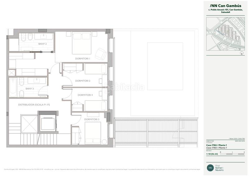 Foto 51c0c1b9-01fe-41f9-8e02-e65ddfc9f761. Miete reihenhaus 303m<sup>2</sup> in carrer del poble amazic 67 in Sabadell