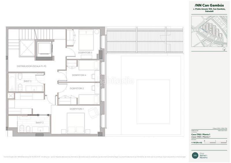 Foto 1249abdc-98bd-41ef-b50d-66dc0ecf937f. Lloguer casa adossada 303m<sup>2</sup> a carrer del poble amazic 67 a Sabadell