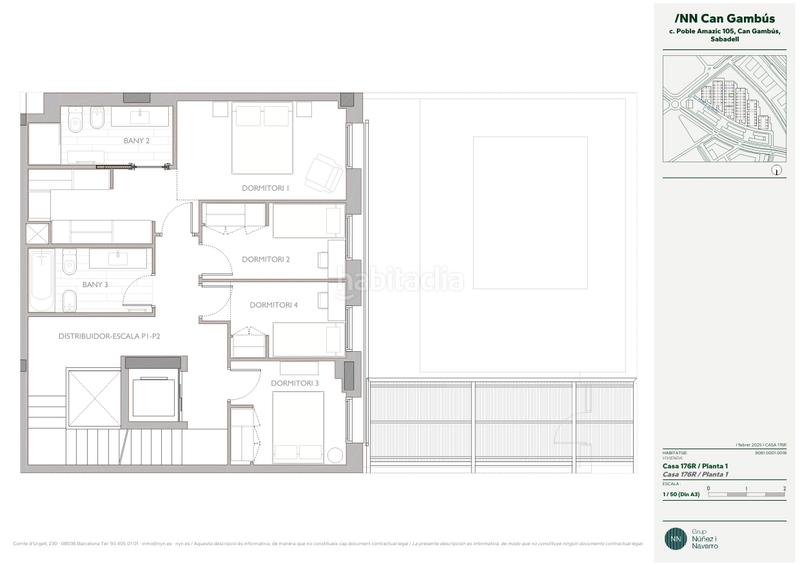 Foto 46a53050-2c41-4a72-905b-add6d71bd933. Location maison jumelée 303m<sup>2</sup> dans carrer del poble amazic 67 dans Sabadell