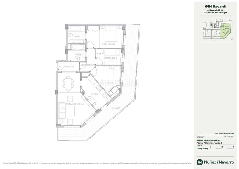 Foto aeef110c-e07c-459b-aaa0-4ed18ae8d43c. Alquiler piso en calle bacardi 40 en Santa Eulàlia Hospitalet de Llobregat (L´)