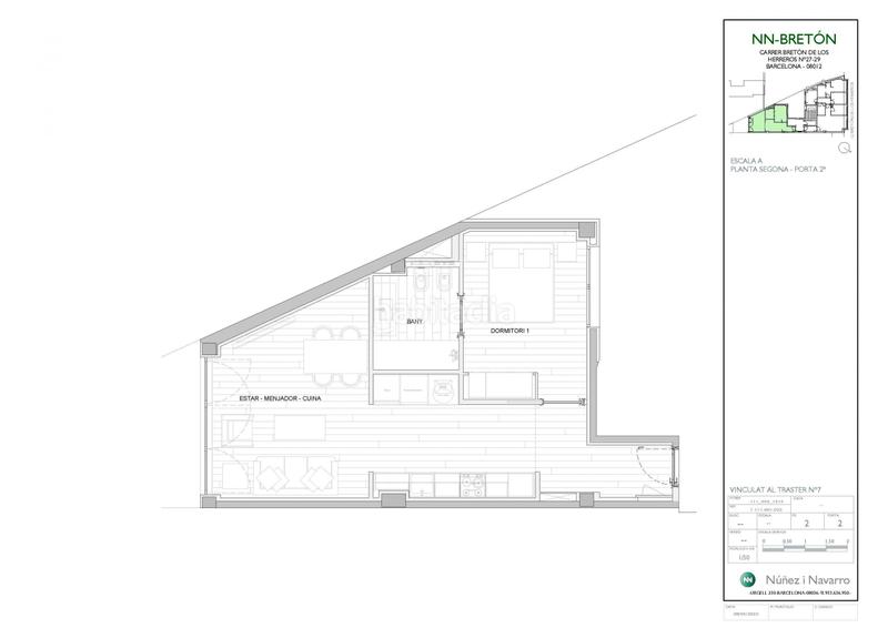 Foto 2d7ba438-fc43-4dd1-9632-b80045511e99. Location appartement dans calle breton de los herreros 27 dans Barcelona