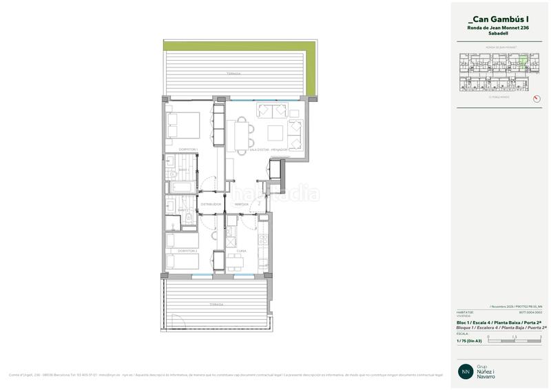 Foto a4b2a0bc-64fa-492b-834c-9df1e99e3dc3. Affitto piano terra 73m<sup>2</sup> in ronda de jean monnet 230 in Sabadell
