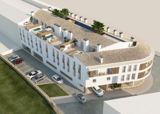 Pis a Es Mercadal Poble. Vivienda de obra nueva de dos dormitorios con balcón y vistas al