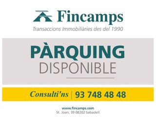 Affitto Posto auto  Calle agnes armengol. Parking en alquiler en la creu alta plaza usatges