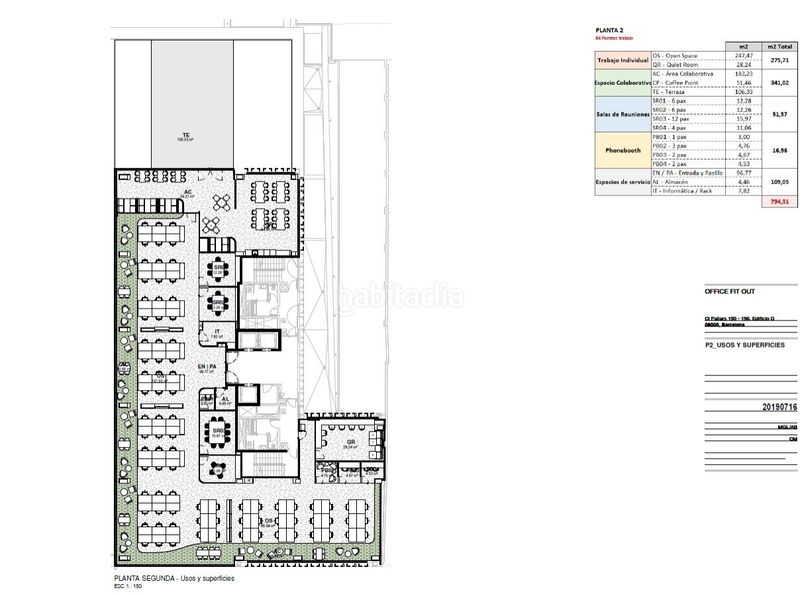 Foto 67660b2d-6164-4154-9a83-9d03e1d22f46. Alquiler edificio en pallars 190 en Poblenou Barcelona