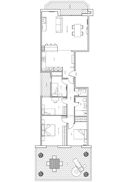 Foto cb2fd07a-9a45-425f-bc35-9ab1fe9954de. Piso espectacular !!!1vivienda a estrenar!!! 138 m2, 4 habitaciones, 2 baños, terraza 50 m2, totalmente nuevo a estrenar. en Pineda de Mar
