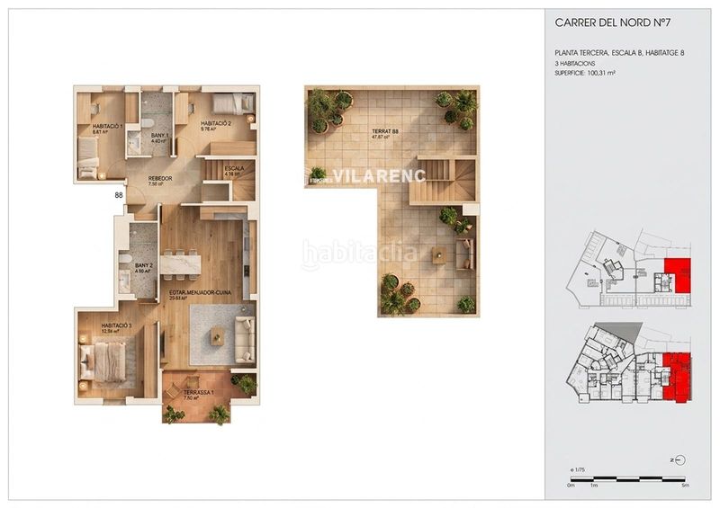Foto 4ac932b8-a3a7-4001-aff7-6af9d2599c26. Duplex con riscaldamento in Centre Torredembarra