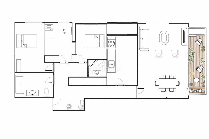 Foto a9c55528-c16f-44c4-895a-63754b5be416. Pis amb calefacció aparcament piscina a L´Estany Calafell