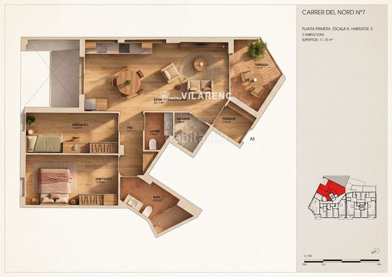 Foto 0157a576-e7e8-4319-bef8-ebf58fd0ee78. Pis amb calefacció a Centre Torredembarra