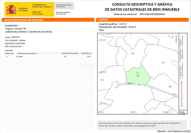 Foto ee0d7b74-e7ca-4af3-9911-766b81c0c5fd. Propriété dans Alborache