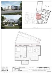 Pis a Castell d´Aro. Piso 13 planta baja con jardin