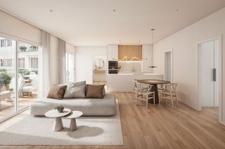 Etagenwohnung in Castell d´Aro. Piso 24 planta ático con terraza en castell daro