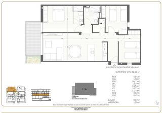Flat in Avinguda Catalunya. Primera planta con terraza