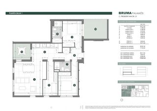 Appartement à Platja Gran. Planta baja en 2a linea de mar de palamos.