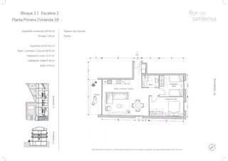 Appartamento in El Pedró. Piso planta primera  con terraza, jardin y piscina comunitaria e