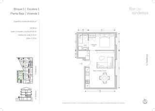 Appartamento in El Pedró. Piso planta baja con jardin y piscina comunitaria en palamos