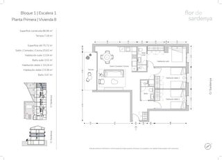 Appartamento in El Pedró. Planta primera con terraza piscina comunitaria