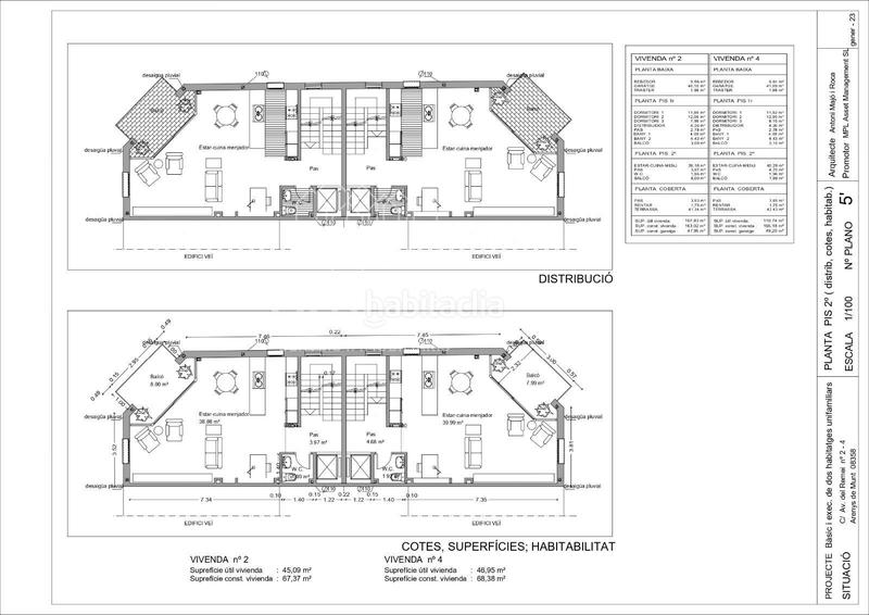 Foto dc42bd71-2fdd-4eb5-b354-2bc449228ac0. Casa con riscaldamento parcheggio in Arenys de Munt