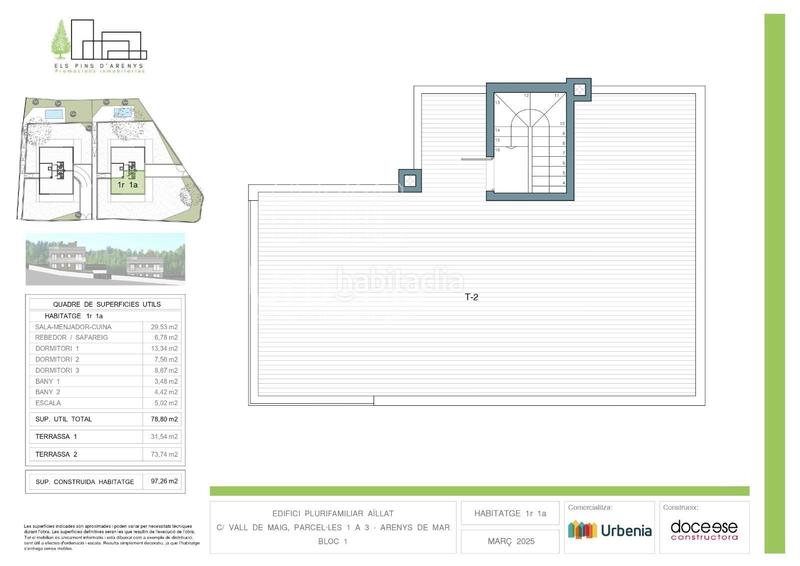 Foto af7c982c-c44f-41c1-8aab-974b09476bca. Àtic amb calefacció aparcament piscina a Zona alta Arenys de Mar