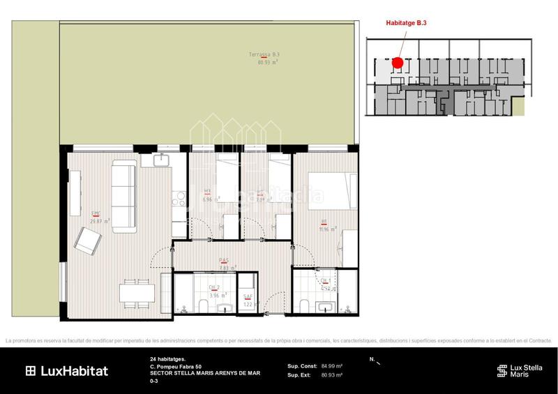Foto c56b1f3d-6288-4840-8026-ea415affddec. Pis a pompeu fabra 10 a Zona alta Arenys de Mar
