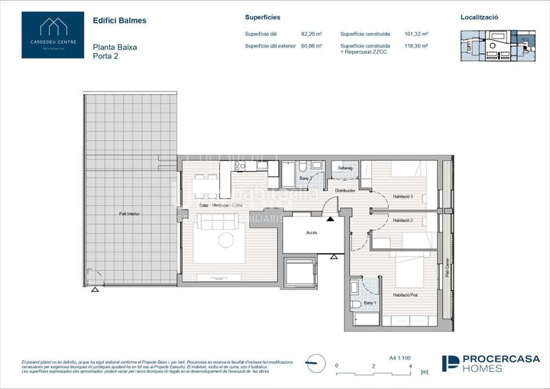 Foto 654d49bc-5385-4350-a08f-0c1a8d254c27. Piso planta baja de 3 habitaciones con amplia terraza y piscina comunitaria en Cardedeu