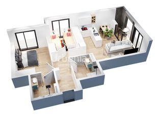 Piso en Centre. Promoción segarra, obra nueva de una habitación con balcón de 3m