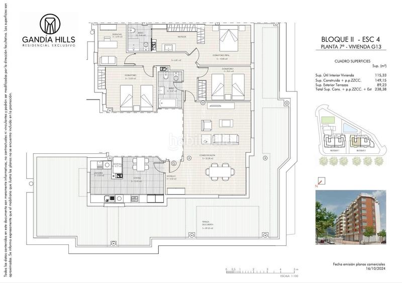 Foto 5f79eb75-ba20-4536-86df-91d29b02c4a1. Etagenwohnung mit pool in Germaníes - Juzgados Gandia
