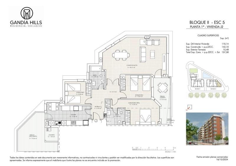 Foto 79b0c03d-d0fe-4ea0-93a0-19989d365b6b. Etagenwohnung mit pool in Germaníes - Juzgados Gandia