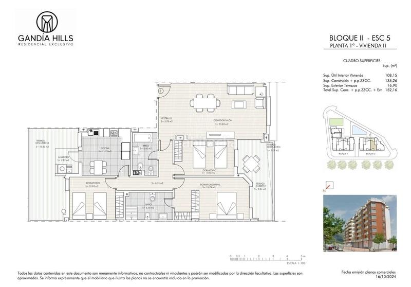 Foto 84b40d46-1570-43f7-9979-6da10d8eacab. Etagenwohnung mit pool in Germaníes - Juzgados Gandia